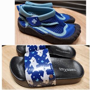 Toddler Boys Size 7/8 Shoe Bundle • Water Shoes + Sandals